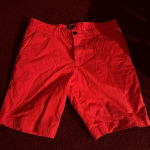 Hugo boss shorts men’s golf chino red